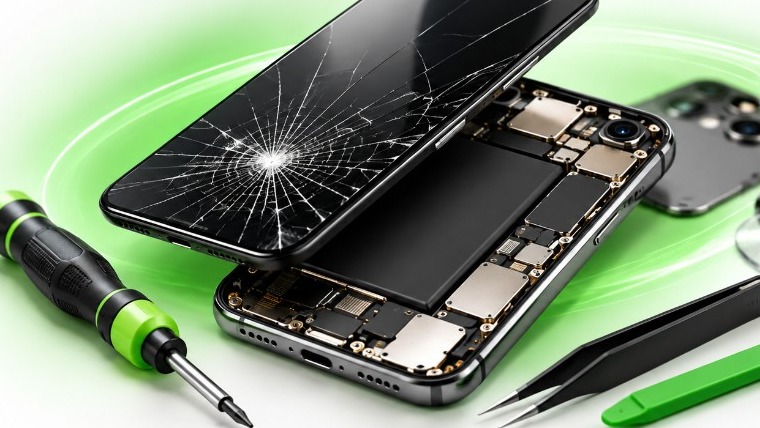 Smartphone-Reparatur – Display, Akku und Werkzeug